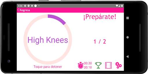 Go! Workouts: Ejercicios (HIIT) y Temporizador screenshot 5