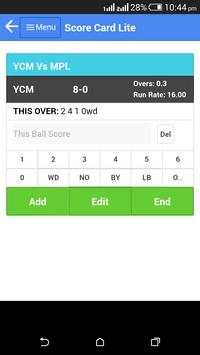Cricket Scorer Plus screenshot 7