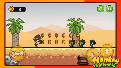 Monkey Vs Zombie 🐵⚔️👽 screenshot 1