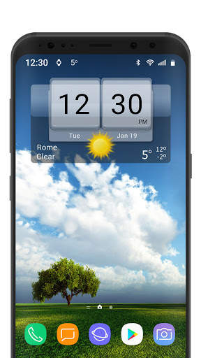3D Flip Clock Theme Pack 02 screenshot 1