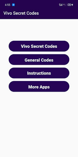 Secret Codes for Vivo Mobiles screenshot 1