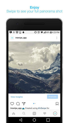 Panorama for Instagram: InSwipe screenshot 6