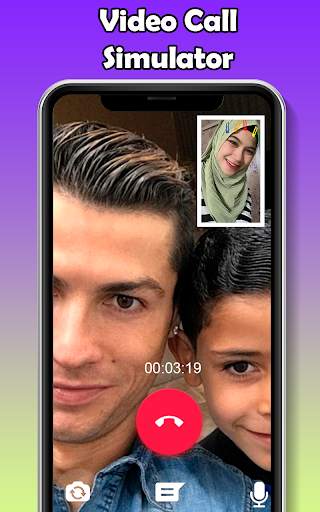 Fake Call Ronaldo Simulator screenshot 7