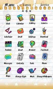 Drawing GO Launcher Theme screenshot 3