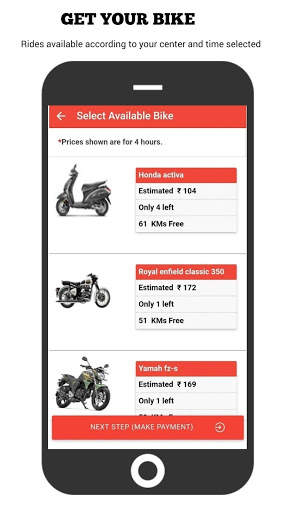 FLYBAXi - Self Driving Rental Bikes screenshot 4