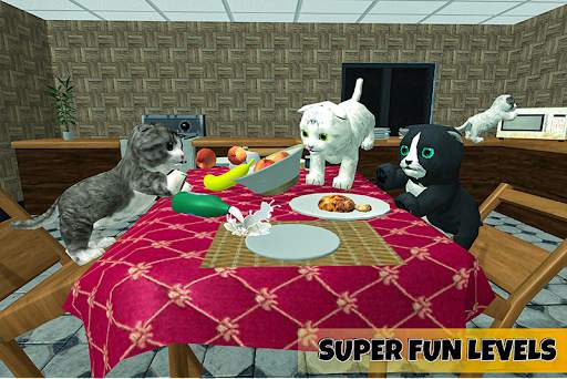 Kitten Game Pet Cat Simulator screenshot 4