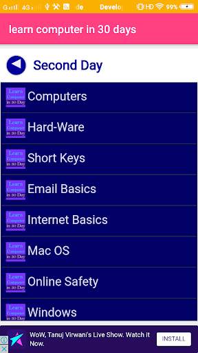 Learn computer Course in 30 days скриншот 3