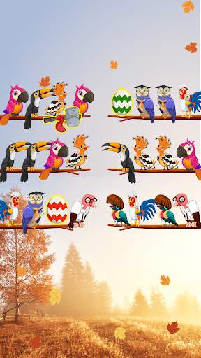 Bird Sort Color: Budgie Puzzle screenshot 3