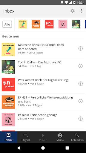 Procast - Die Podcast App screenshot 1