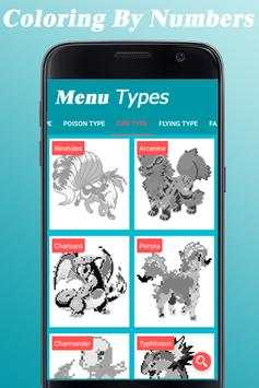 Coloring by Number Pokemon Toys Version 2018 screenshot 1