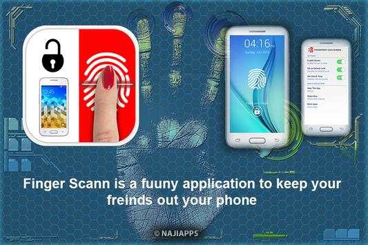 Finger Screen Lock Simulated screenshot 1