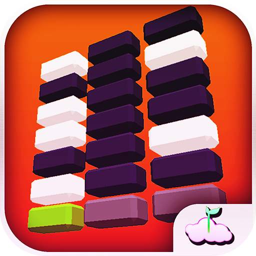 Blocks Race White Tiles Piano 1.0