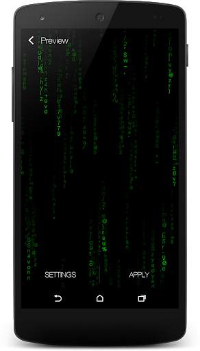 Hacker Matrix Live Wallpaper screenshot 2