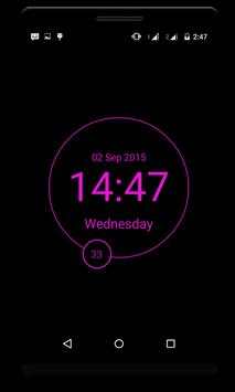 LED Digital Clock - minimal screenshot 5