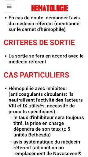 Hématologie screenshot 14