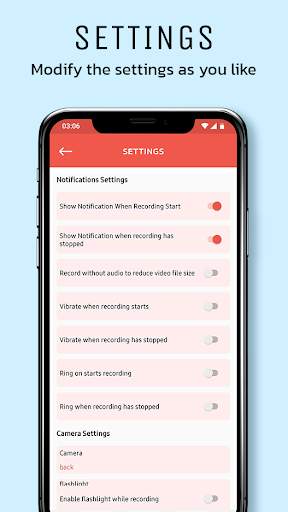 Background Video Recorder : Secret Video Recorder screenshot 6