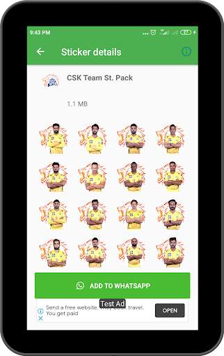 IPL 2020 and crickets Stickers - IPL WA Stickers screenshot 6