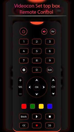 Videocon Set Top Box Remote Controller screenshot 1