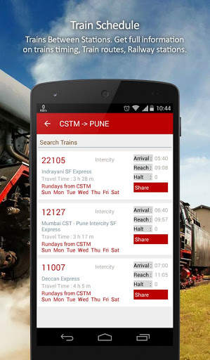 Indian Railway Time Table PRO screenshot 2