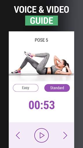 ABS workout - get six pack fitness plan at home screenshot 2