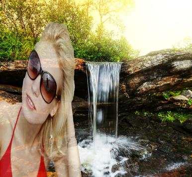 Waterfall Picture Fhoto Frames screenshot 2