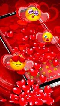 Romantic Love Heart Keyboard screenshot 1