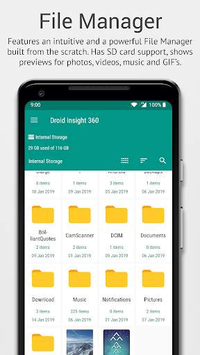 Droid Insight 360: Files, Apps screenshot 2