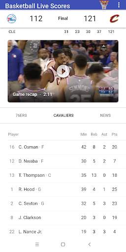 Basketball Live Scores screenshot 6