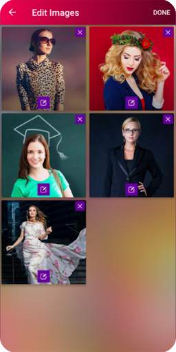 Photo to video animation with slideshow screenshot 3