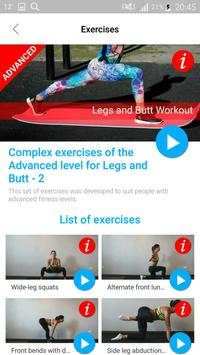 Legs and Thighs Workout - Exercises for Sexy Butt screenshot 2
