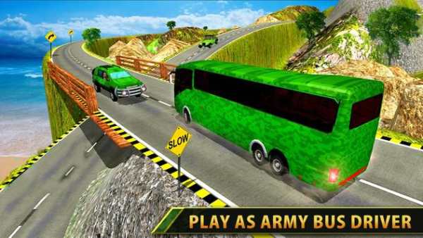 Militer Bis Sopir Transporter Permainan 2018 screenshot 2