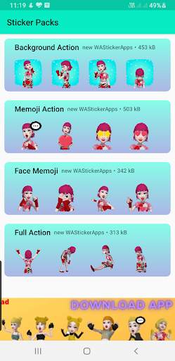 animated stickers - moving stickers for whatsapp screenshot 1