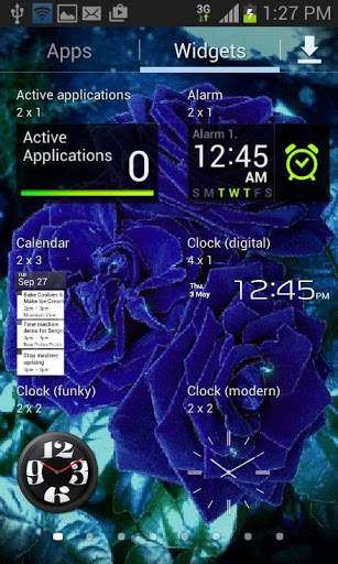 Blue Roses Live Wallpaper screenshot 3