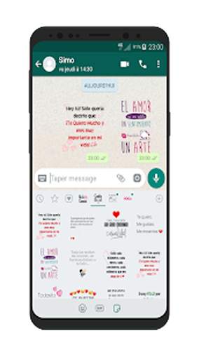 Stickers romanticos y frases de amor para WhatsApp screenshot 8