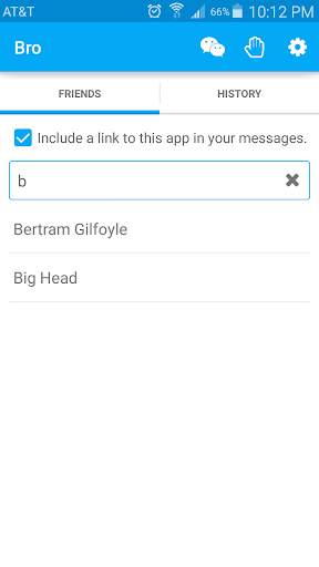 Bro 2 Bro Messenger screenshot 2