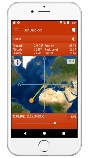 SunCalc org screenshot 1