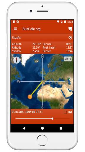 SunCalc org screenshot 1