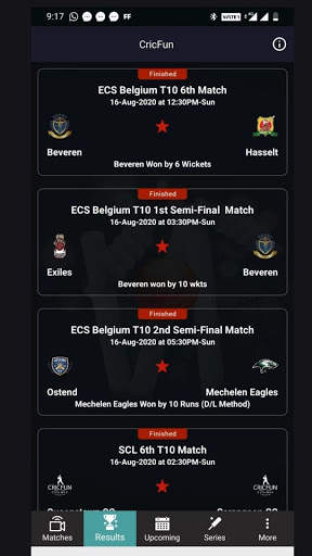 CricFun - Cricket Live line screenshot 3