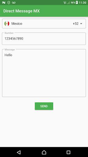Direct Message MX: Send WA without adding contacts screenshot 2