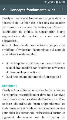 Cours de Finance screenshot 7