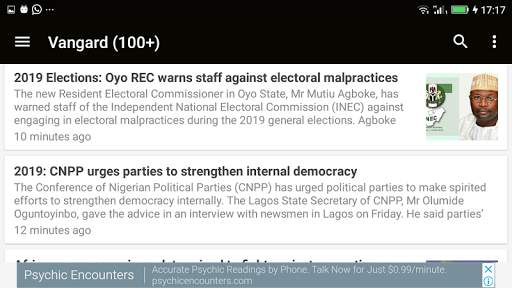 Nigeria News Archive 11 تصوير الشاشة