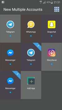 Dual Space – app Multiple social accounts screenshot 1