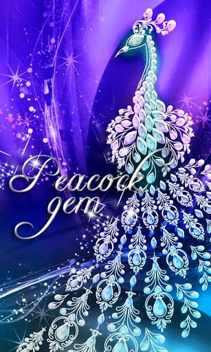 GO SMS PEACOCK GEM THEME screenshot 1