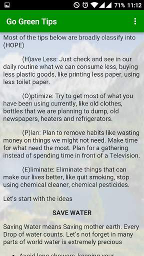 Go Green Save Money स्क्रीनशॉट 2