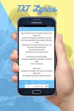 TXT Lyrics Kpop (Offline) screenshot 4