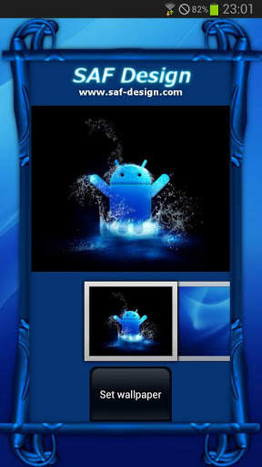 Cool Blue GO Launcher Theme screenshot 6