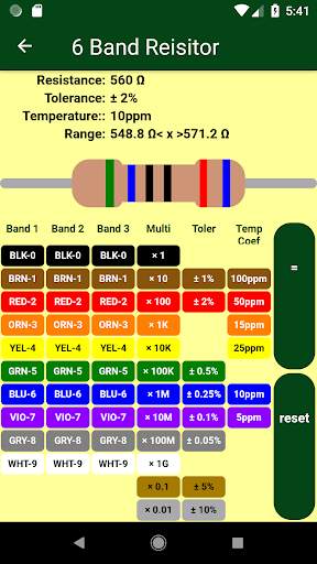 Resistor Calculator screenshot 5