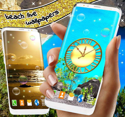 Beach Live Wallpaper 🌞 Sand and Water Wallpapers screenshot 4