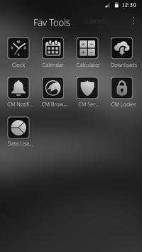 Black And Silver Theme screenshot 4