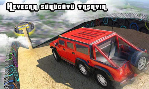 Mega rampa Kruvazör arabası dublör yarış oyunlar screenshot 1